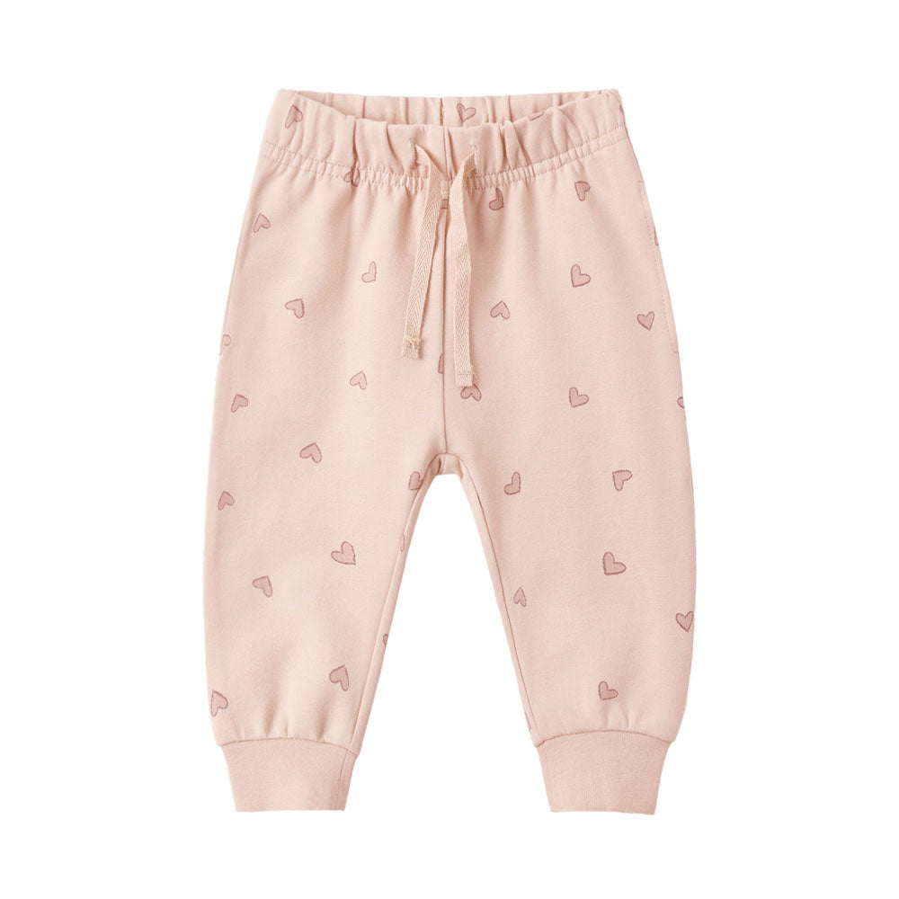 Quincy Mae Relaxed Sweatpant - Hearts