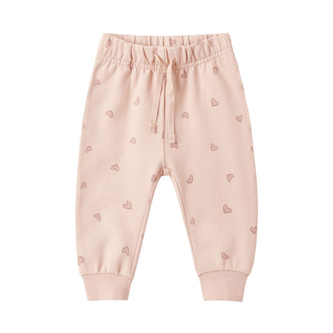 Quincy Mae Relaxed Sweatpant - Hearts
