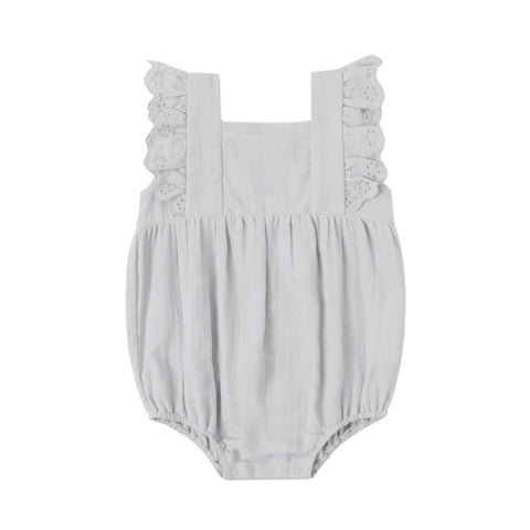 Quincy Mae Naomi Romper - Sky