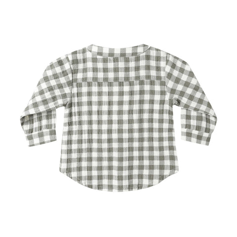 Quincy Mae Milo Shirt - Forest Check