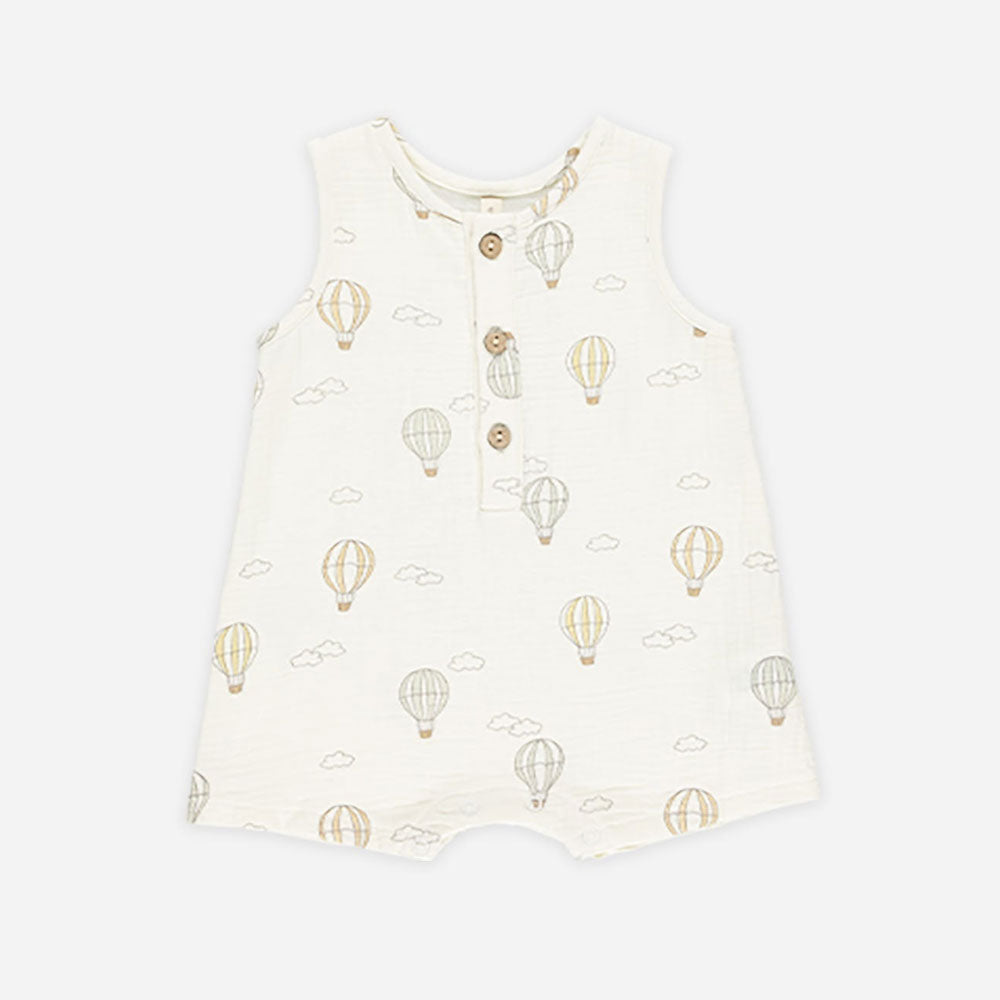 Quincy Mae Jack Romper - Hot Air Balloons