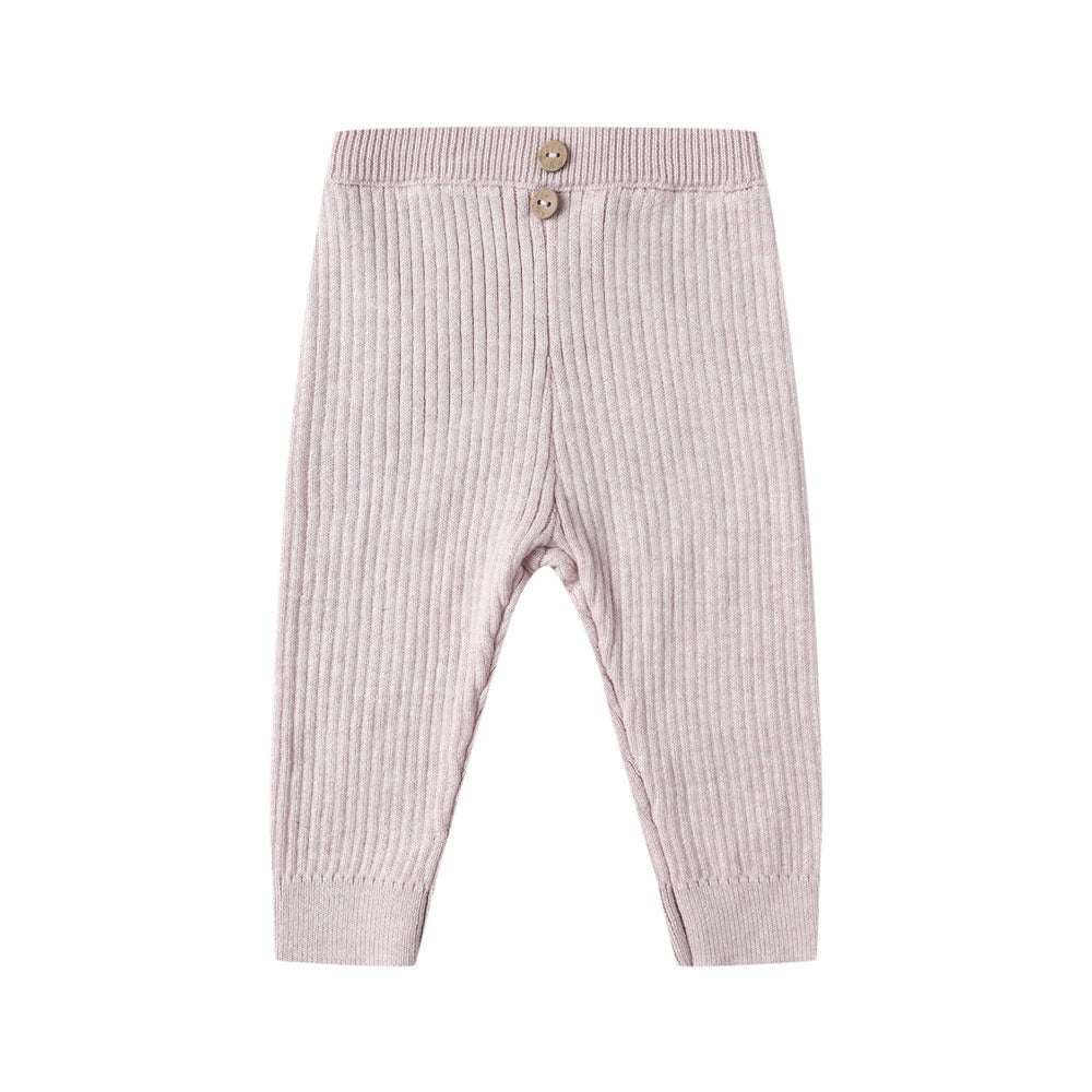 Quincy Mae Rib Knit Legging - Lilac