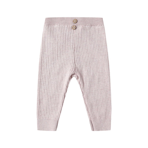 Quincy Mae Rib Knit Legging - Lilac