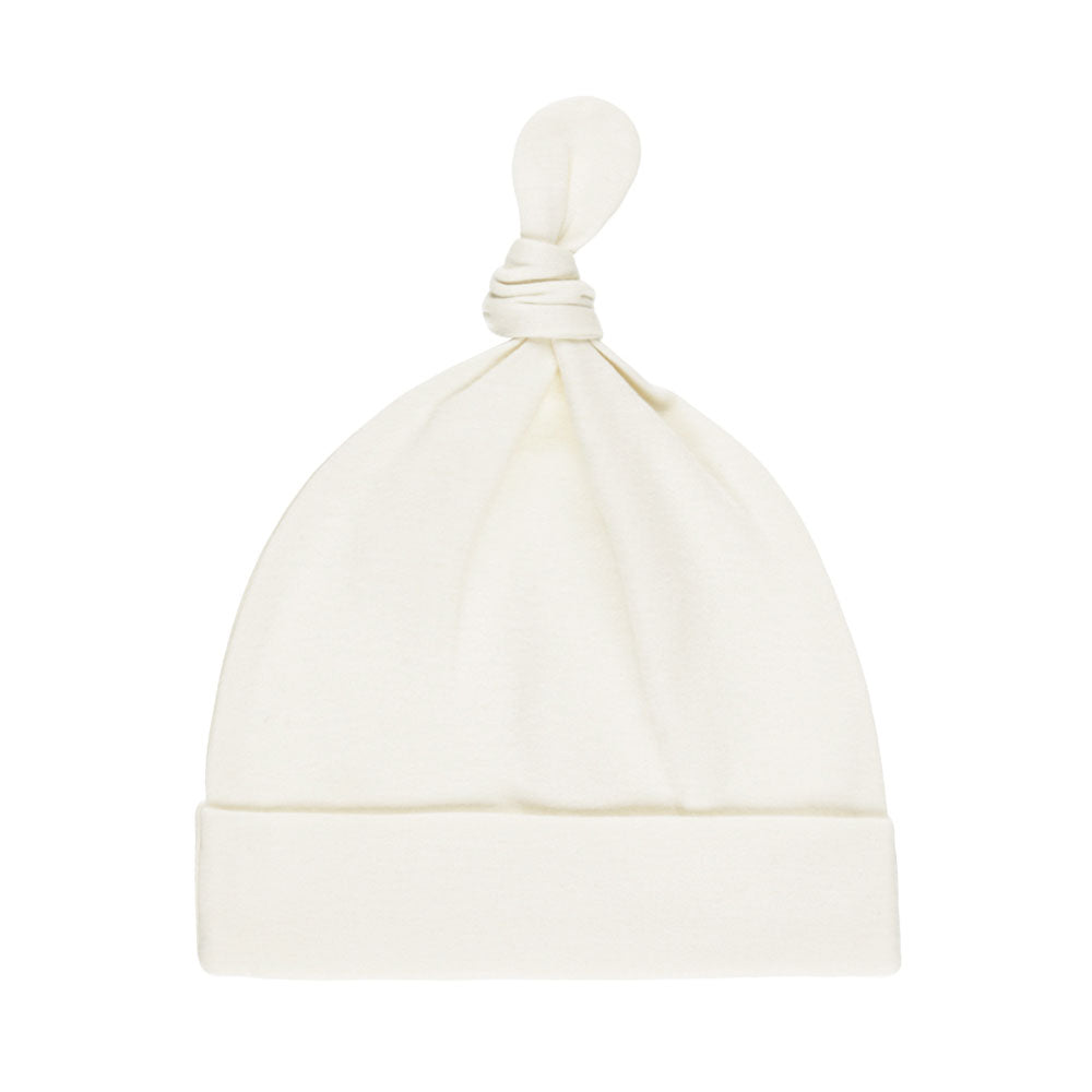 Quincy Mae Knotted Baby Hat - Natural