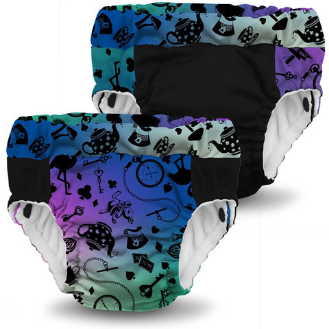 Muchness (Alice in Wonderland Limited Edition)  Kanga Care Lil' Learnerz Training Pants - Lagoon Baby + Toy Shoppe