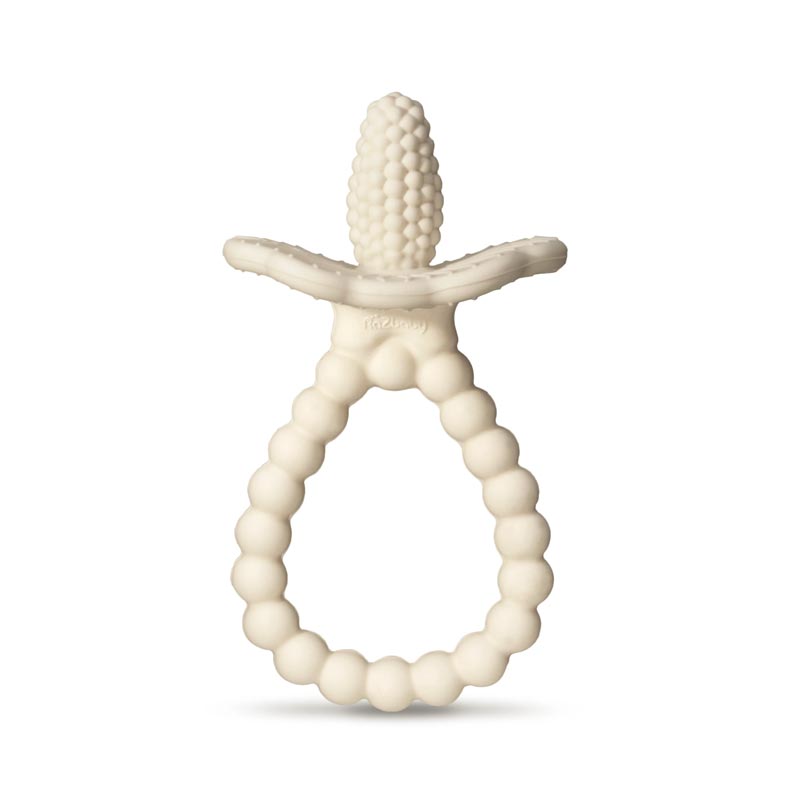 Coconut Razbaby Razberry Teether Plus - Lagoon Baby + Toy Shoppe