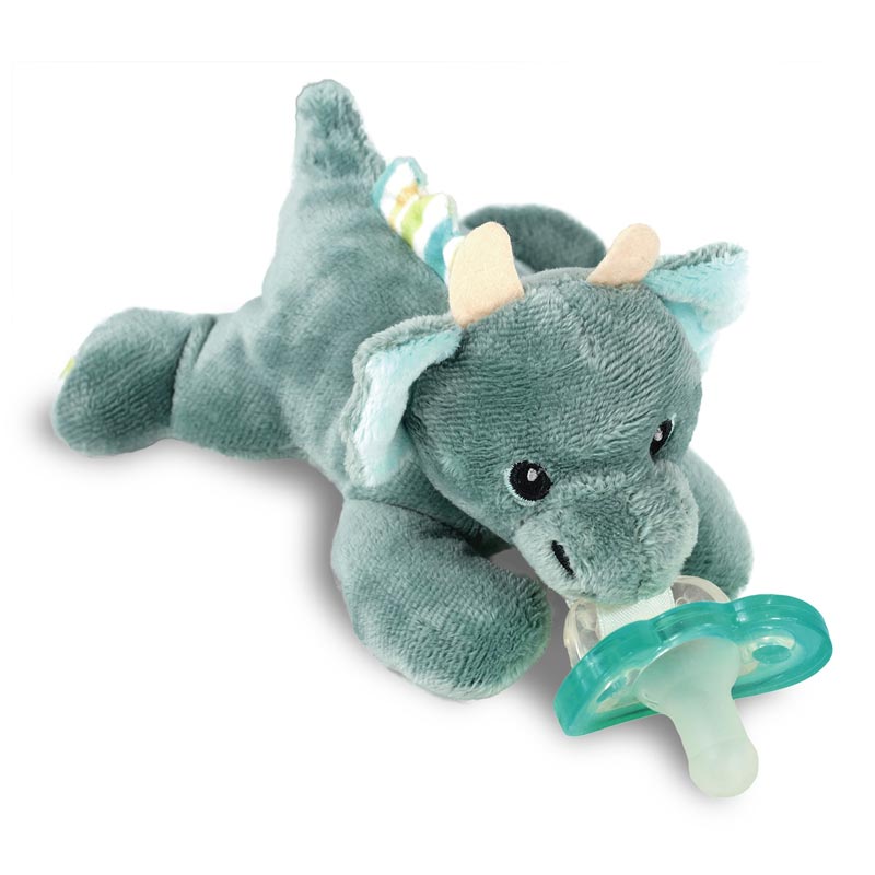 Jack Dragon RazBuddy Pacifier Holder Plush - Lagoon Baby + Toy Shoppe