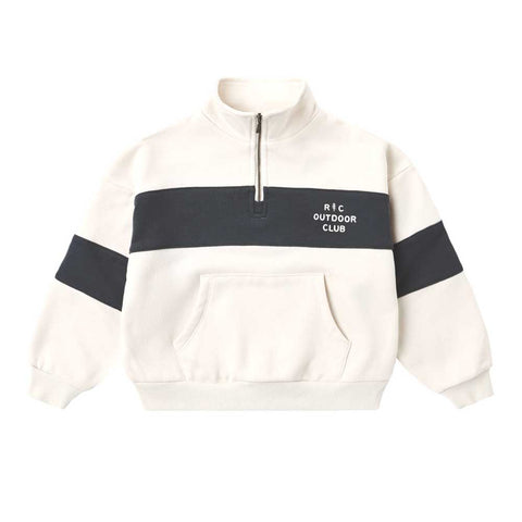 Rylee + Cru Panel Stripe Half Zip - Outdoor Club