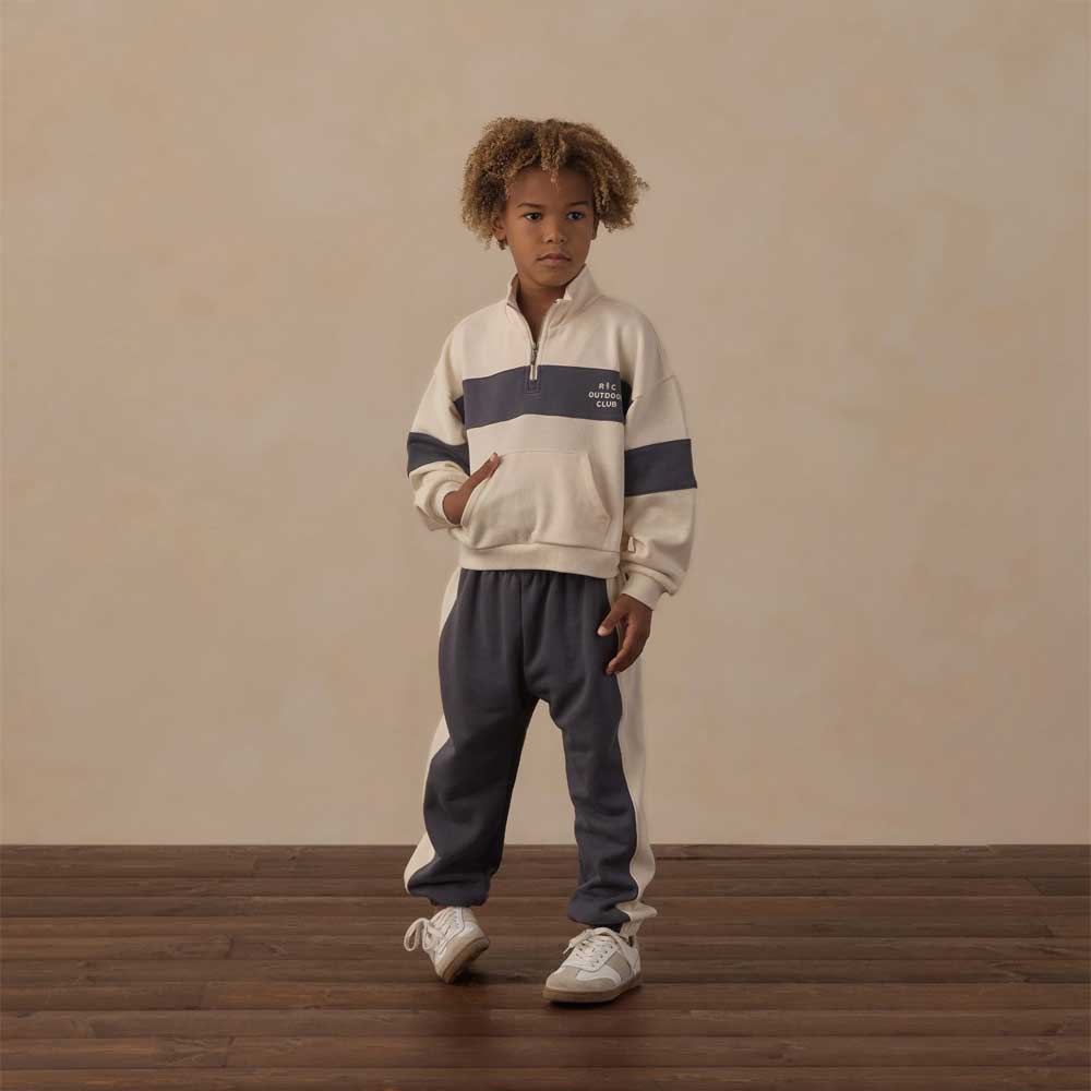 Rylee + Cru Paneled Sweatpant - Midnight