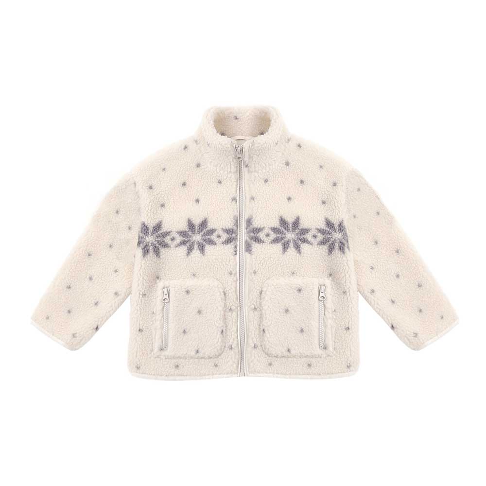 Rylee + Cru Felix Jacket - Natural Fair Isle