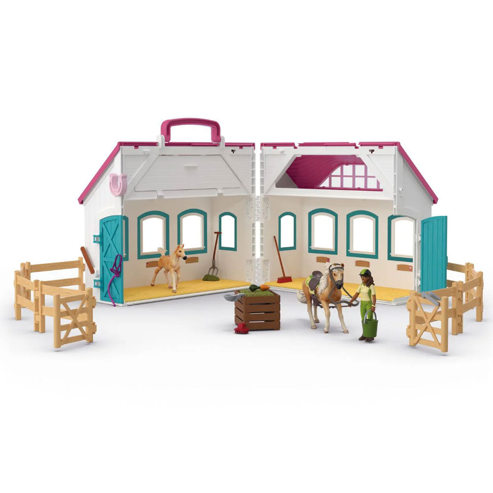 *Schleich Horse Club Open Stable "Little Horseshoe"