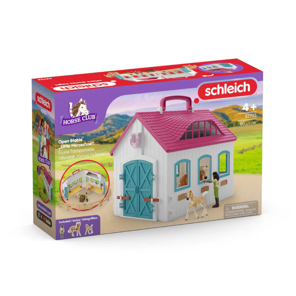 *Schleich Horse Club Open Stable "Little Horseshoe"