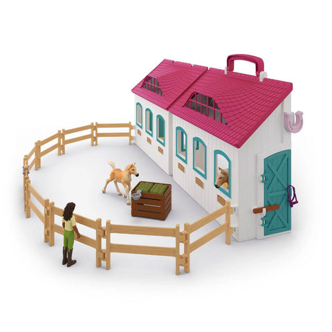 *Schleich Horse Club Open Stable "Little Horseshoe"