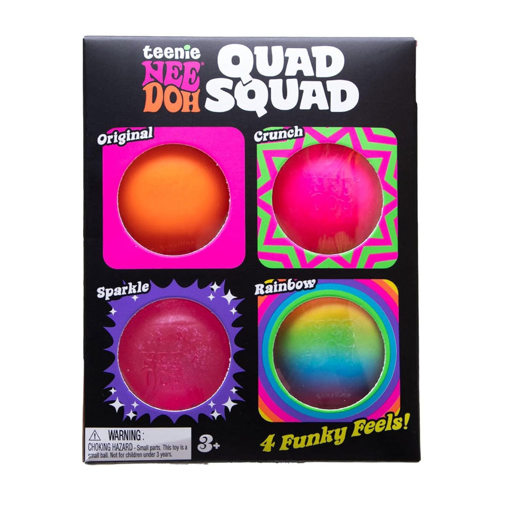 *Schylling Teenie Quad Squad NeeDoh (4 Pack)