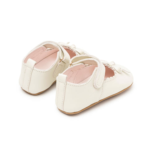 Sherick Fredermen Bowie Mary Jane with Bow - White