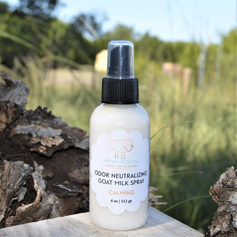 *Sheepish Grins Odour Neutralizing Goat Milk Body Spray 4.5 oz - Calming