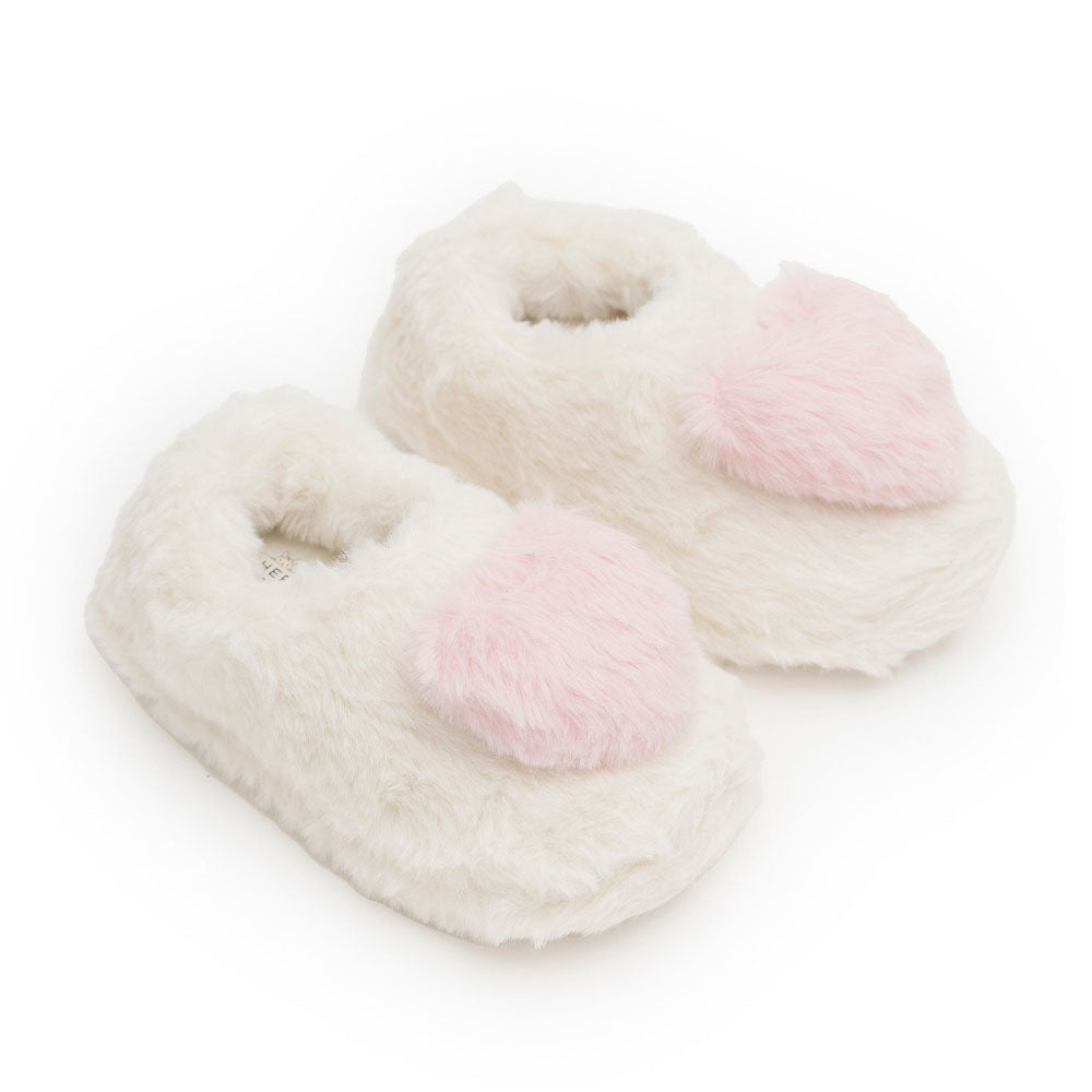Sherick Fredermen 3D Heart Faux Fur Slippers