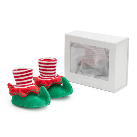 Sherick Fredermen Baby Bootie - Christmas Elf