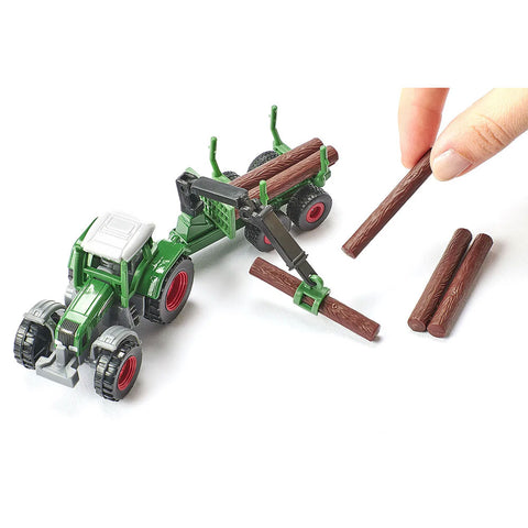 *Siku Tractor with Forestry Trailer