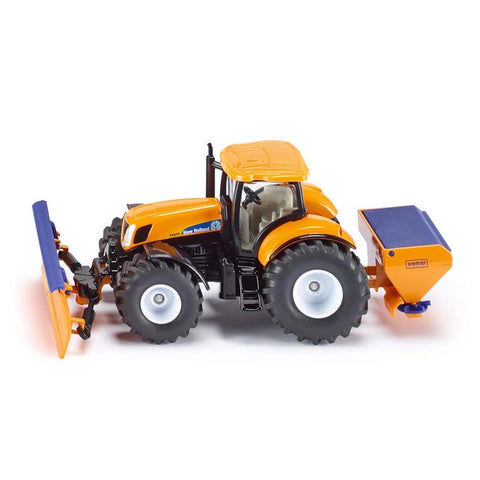 *Siku Tractor with Ploughing Plate & Salt Spreader