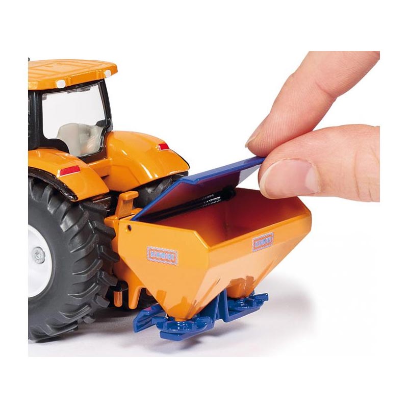 *Siku Tractor with Ploughing Plate & Salt Spreader
