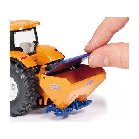 *Siku Tractor with Ploughing Plate & Salt Spreader