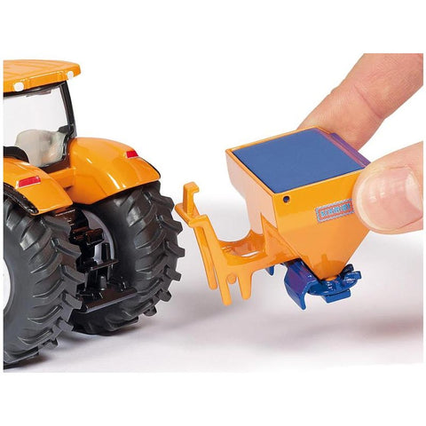 *Siku Tractor with Ploughing Plate & Salt Spreader