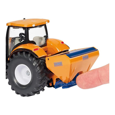 *Siku Tractor with Ploughing Plate & Salt Spreader
