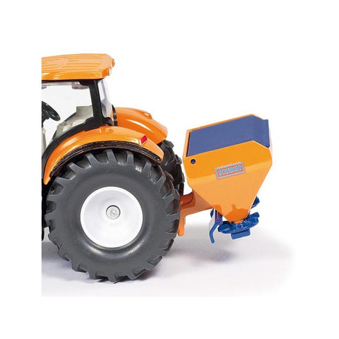 *Siku Tractor with Ploughing Plate & Salt Spreader