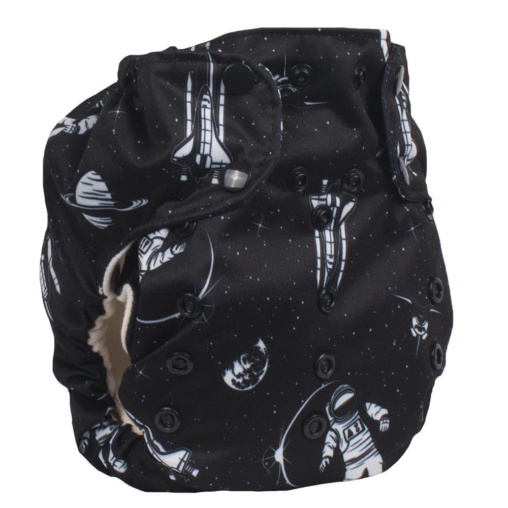 Space Race Smart Bottoms Smart One 3.1 All-in-One Cloth Diaper - Lagoon Baby + Toy Shoppe