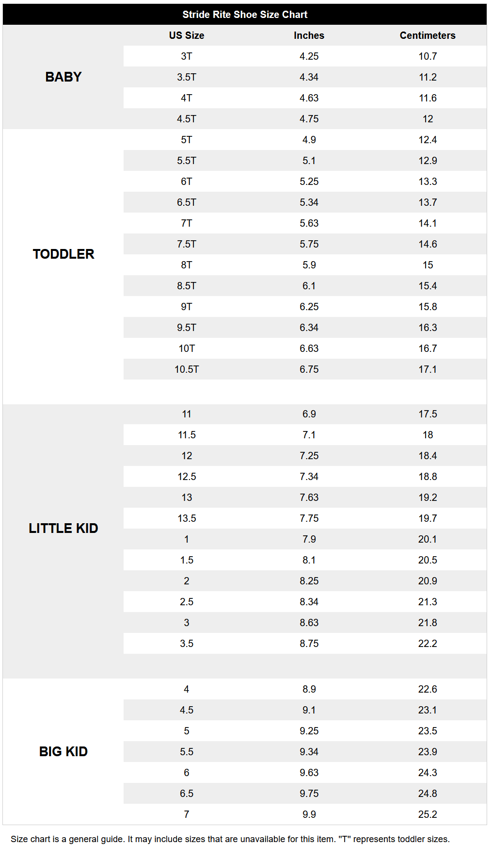 Baby Shoes Stride Rite Size Guide Stride Rite Size 11 Clearance