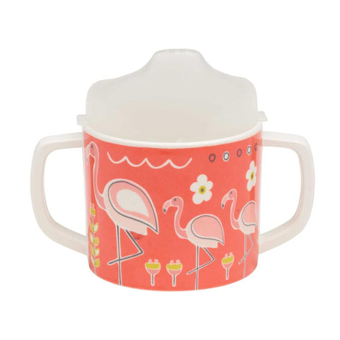 Flamingo Sugerbooger Sippy Cup - Lagoon Baby + Toy Shoppe