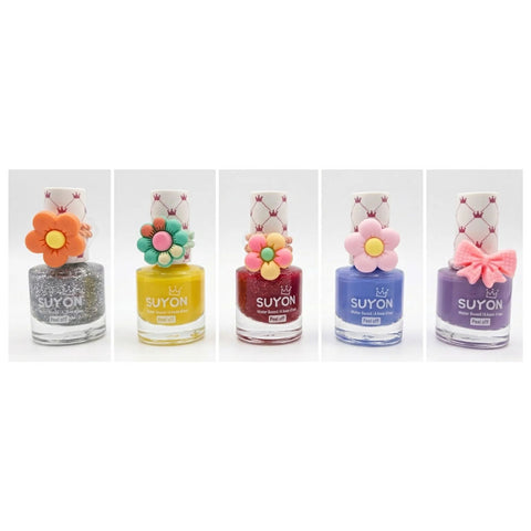 *Suyon Kids Peel-Off Nail Polish with Hair Tie