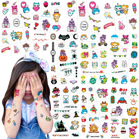 *Suyon Temporary Tattoos Holiday Pack