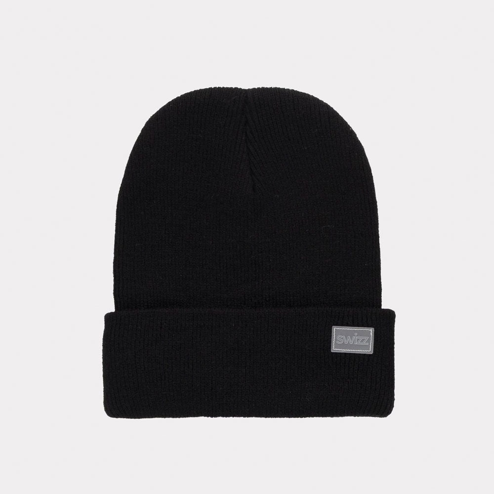 Swizz Cuffed Beanie - Black