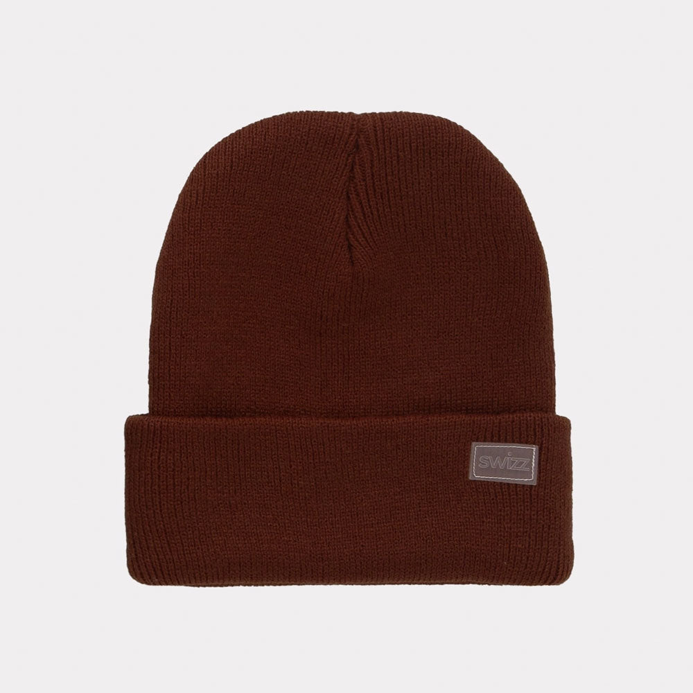 Swizz Cuffed Beanie - Coffee