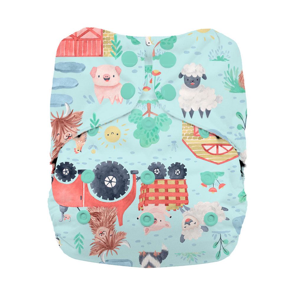 Thirsties NATURAL One-Size All-in-One Cloth Diaper - Snap *Up to 20% Off*