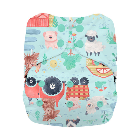 Thirsties NATURAL One-Size All-in-One Cloth Diaper - Snap *Up to 20% Off*