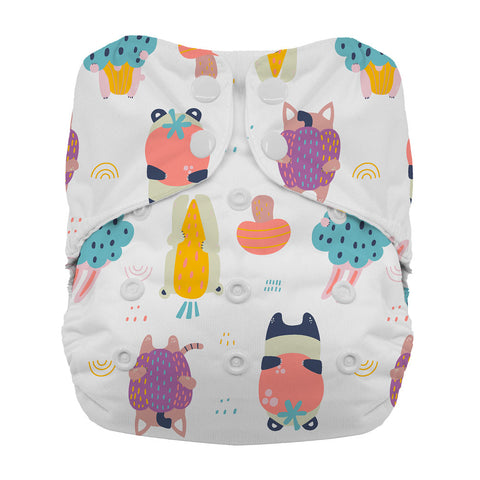 Thirsties NATURAL One-Size All-in-One Cloth Diaper - Snap *Up to 20% Off*