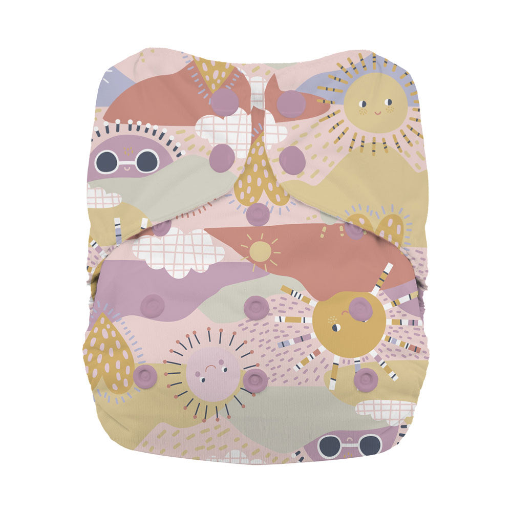 Thirsties NATURAL One-Size All-in-One Cloth Diaper - Snap *Up to 20% Off*