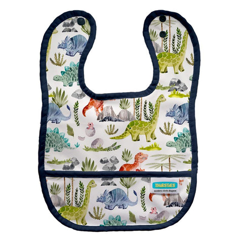 Dino-Rawr Thirsties Bib - Lagoon Baby + Toy Shoppe
