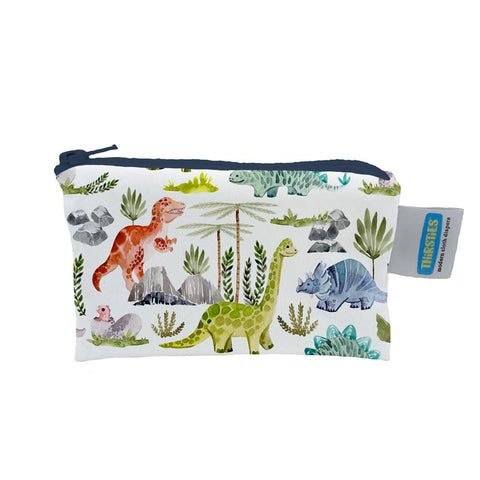 Dino-Rawr Thirsties Simple Pouch - Lagoon Baby + Toy Shoppe