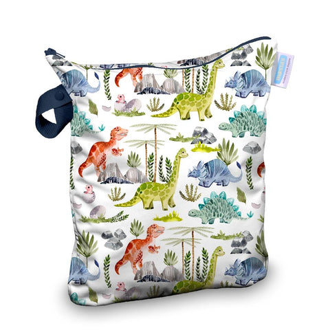 Dino-Rawr Thirsties Deluxe Wet Bag - Lagoon Baby + Toy Shoppe