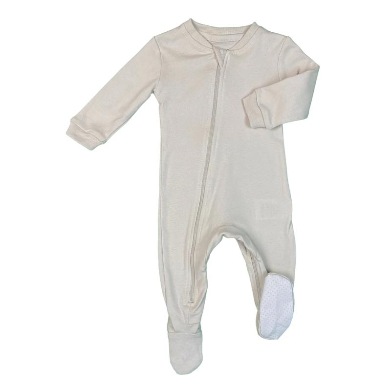 ZippyJamz Footie - Baby Grey