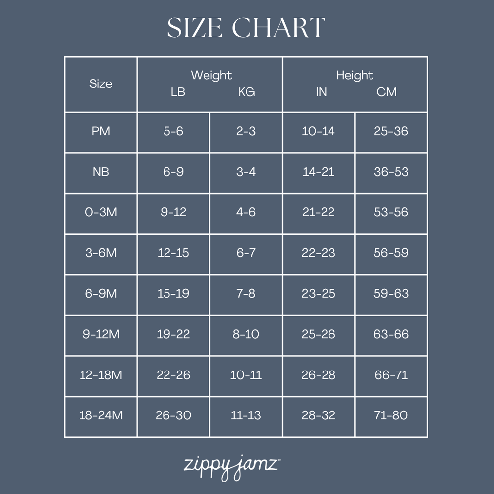 ZippyJamz Footie - Count Me to Sleep