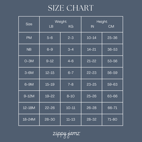 ZippyJamz Footie - Count Me to Sleep
