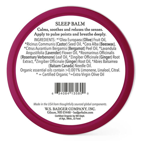 *Badger Balm Sleep Balm - 56g