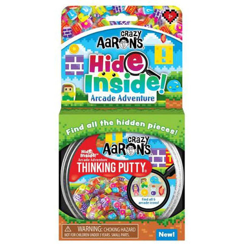 *Crazy Aaron's Thinking Putty - Hide Inside Arcade Adventure (4" Tin)