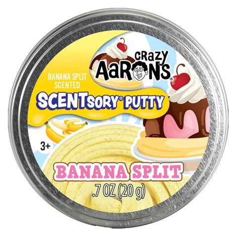 *Crazy Aaron's SCENTsory Putty - Banana Split (2.75" Tin)