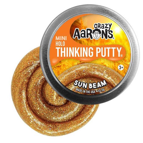 *Crazy Aaron's Thinking Putty Mini Tin - Sun Beam (2" Tin)
